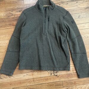 Smartwool Men's Forest Green Zip-Up Sweater